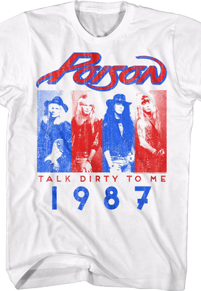 Talk Dirty To Me 1987 Poison T-Shirt