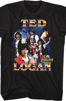Ted Logan Collage Bill & Ted's Excellent Adventure T-Shirt