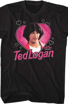 Ted Logan Hearts Bill & Ted's Excellent Adventure T-Shirt