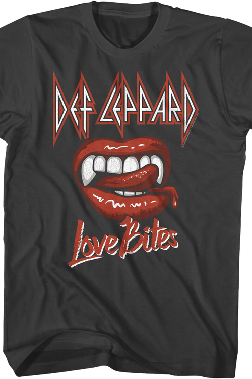 Teeth Love Bites Def Leppard T-Shirt