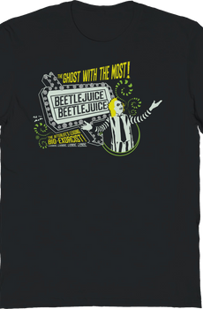 The Afterlife's Leading Bio-Exorcist Beetlejuice T-Shirt