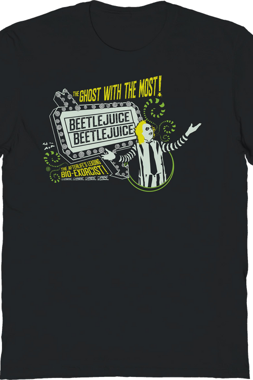 The Afterlife's Leading Bio-Exorcist Beetlejuice T-Shirt