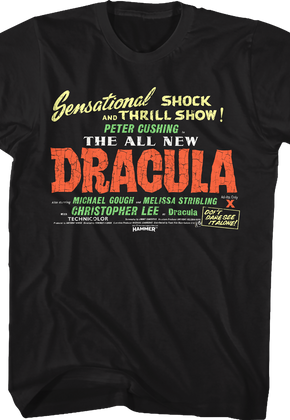 The All New Dracula Hammer Films T-Shirt