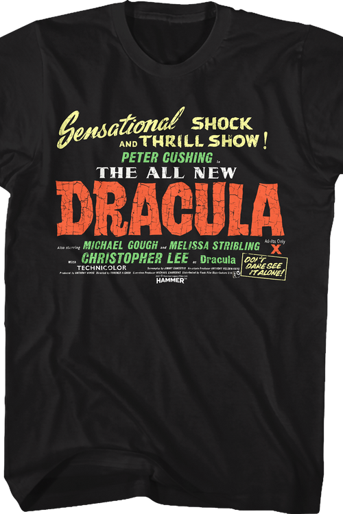 The All New Dracula Hammer Films T-Shirt