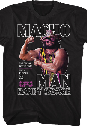 The Cream Of The Crop Flex Macho Man Randy Savage T-Shirt