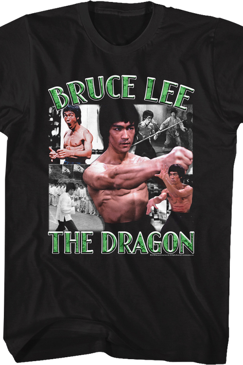 The Dragon Collage Bruce Lee T-Shirt