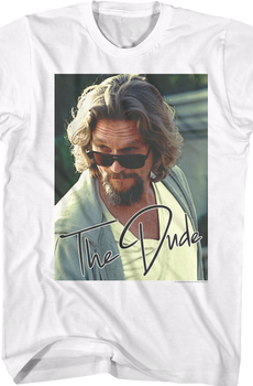 The Dude Autograph Big Lebowski T-Shirt