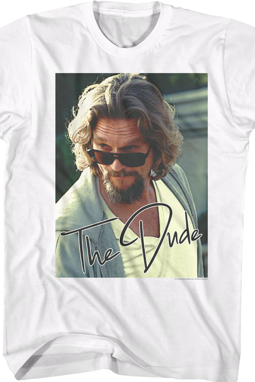 The Dude Autograph Big Lebowski T-Shirt