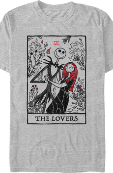 The Lovers Tarot Card Nightmare Before Christmas T-Shirt