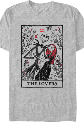 The Lovers Tarot Card Nightmare Before Christmas T-Shirt