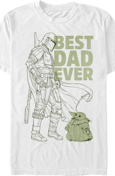 The Mandalorian Best Dad Ever Star Wars T-Shirt