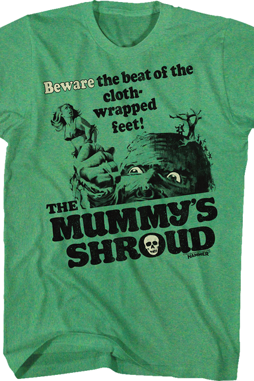 The Mummy's Shroud Hammer Films T-Shirt