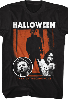 The Night He Came Home Collage Halloween T-Shirt