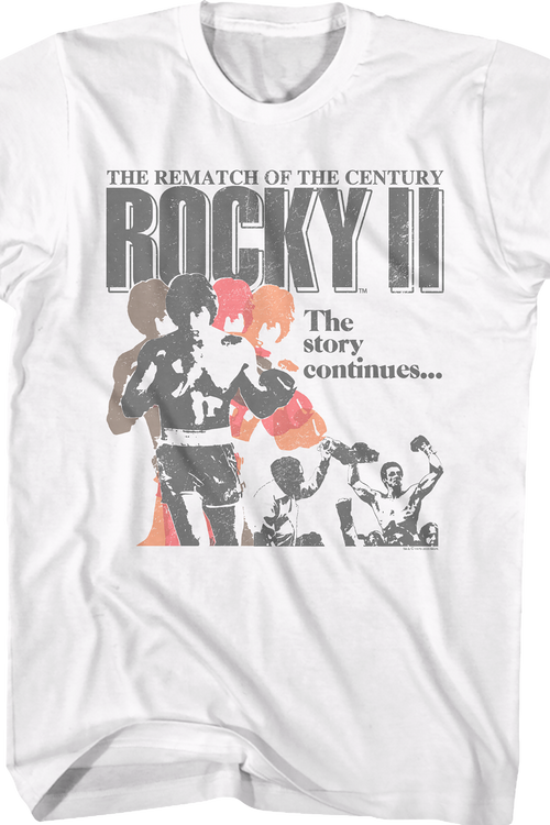 The Story Continues Rocky II T-Shirt