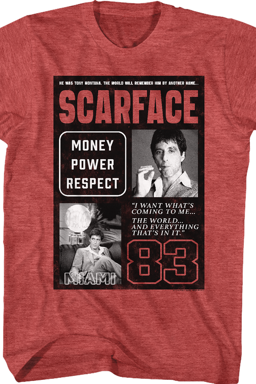 The World Will Remember Scarface T-Shirt