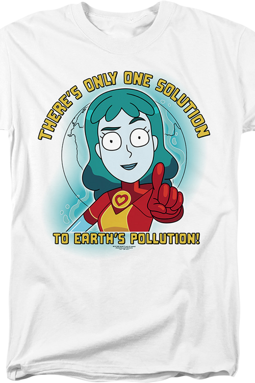 There's Only One Solution To Earth's Pollution Rick And Morty T-Shirt