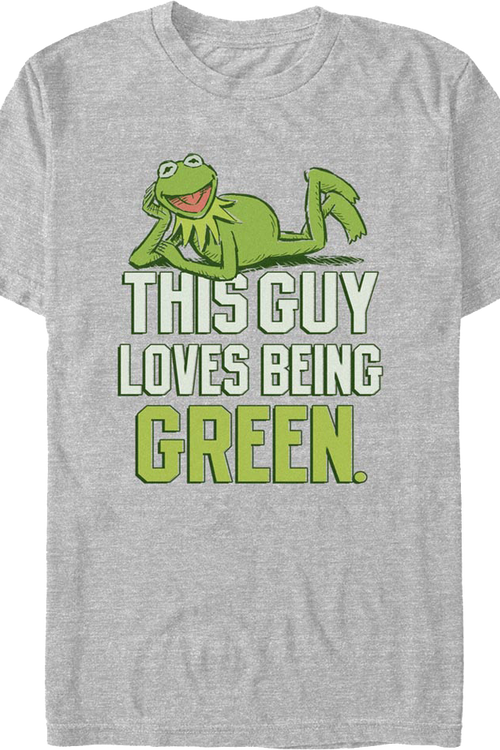 This Guy Loves Being Green Muppets T-Shirt