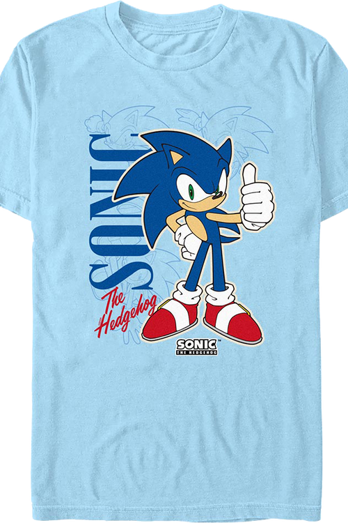 Thumbs Up Sonic The Hedgehog T-Shirt