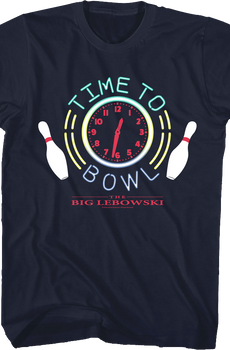 Time To Bowl Big Lebowski T-Shirt
