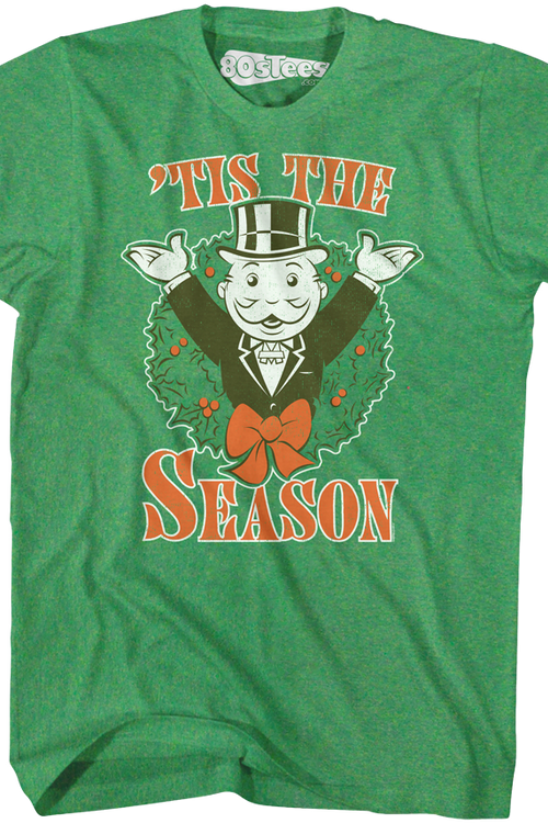 Pennybags Monopoly Christmas T-Shirt