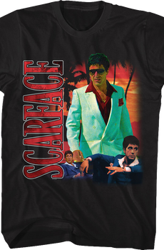 Tony Montana Collage Scarface T-Shirt