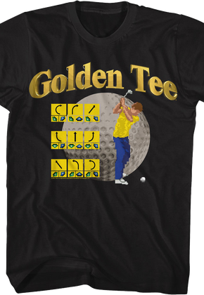 Trackball Control Golden Tee Golf T-Shirt