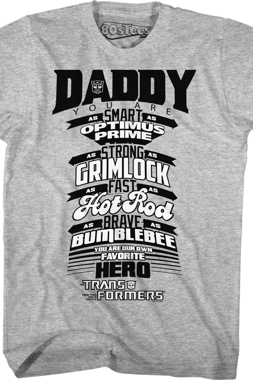 Transformers Father's Day T-Shirt