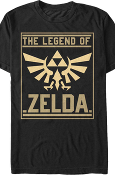 Triforce Box Legend of Zelda Nintendo T-Shirt