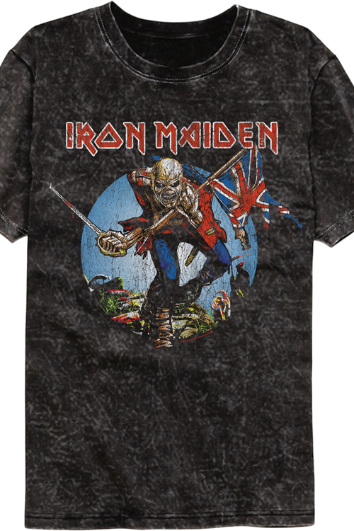 Trooper Iron Maiden Mineral Wash T-Shirt