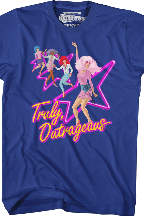 Truly Outrageous Rock Stars Jem And The Holograms T-Shirt