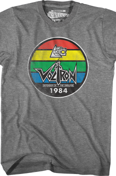 Vintage 1984 Stripes Voltron T-Shirt