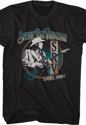 Vintage Circle Stevie Ray Vaughan & Double Trouble T-Shirt