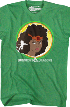 Green Diana the Acrobat Dungeons & Dragons T-Shirt