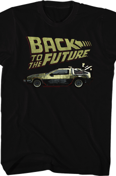 Vintage Logo & DeLorean Back To The Future T-Shirt