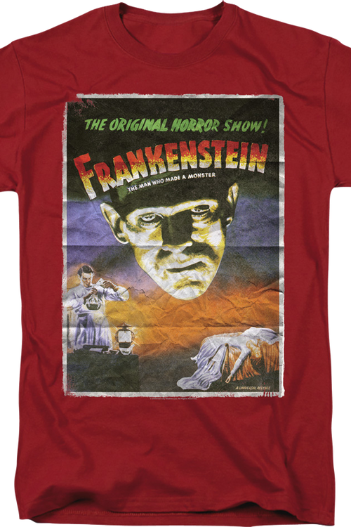 Vintage Movie Poster Frankenstein T-Shirt