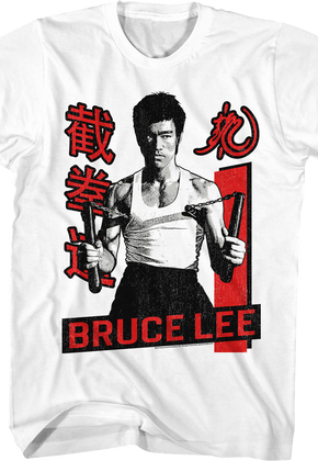 Vintage Nunchucks Bruce Lee T-Shirt