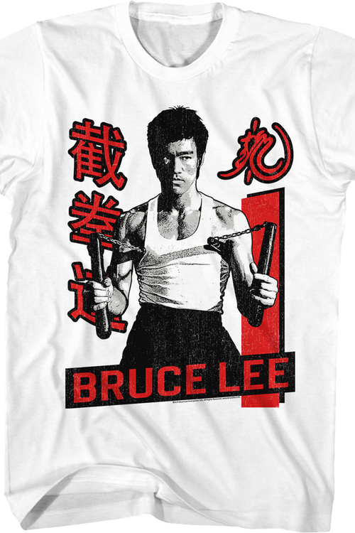 Vintage Nunchucks Bruce Lee T-Shirt