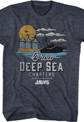 Vintage Orca Deep Sea Charters Jaws T-Shirt
