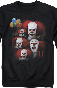 Vintage Pennywise Clown Collage IT Sweatshirt