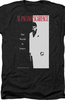 Vintage The World Is Yours Poster Scarface T-Shirt