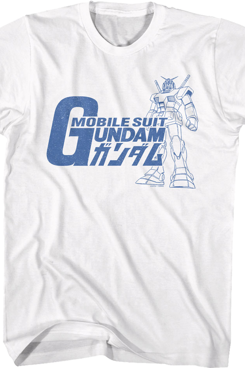 Vintage RX-78-2 Sketch Gundam T-Shirt