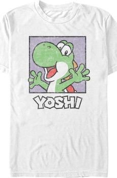 Vintage Yoshi Square Super Mario Bros. T-Shirt