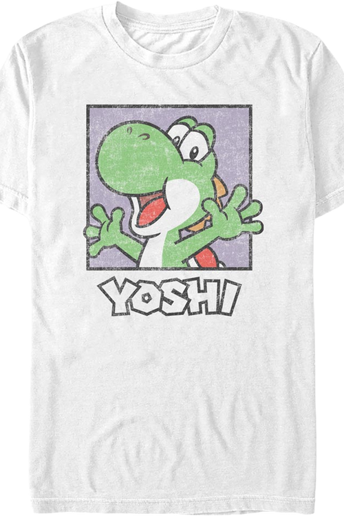 Vintage Yoshi Square Super Mario Bros. T-Shirt