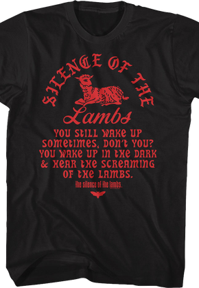 Wake Up in the Dark Silence of the Lambs T-Shirt