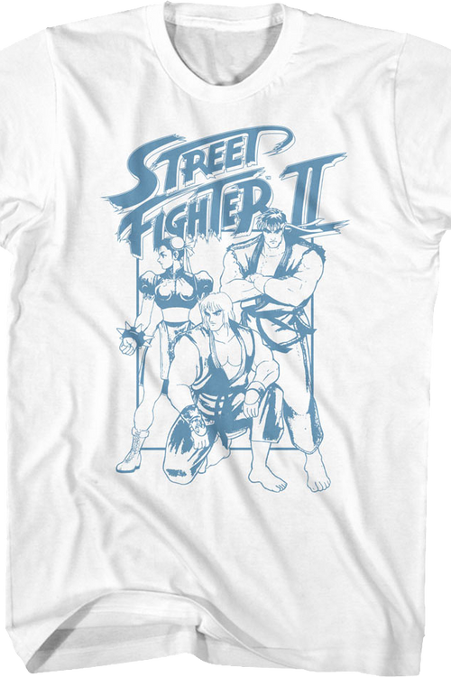 Warrior Poses Street Fighter T-Shirt