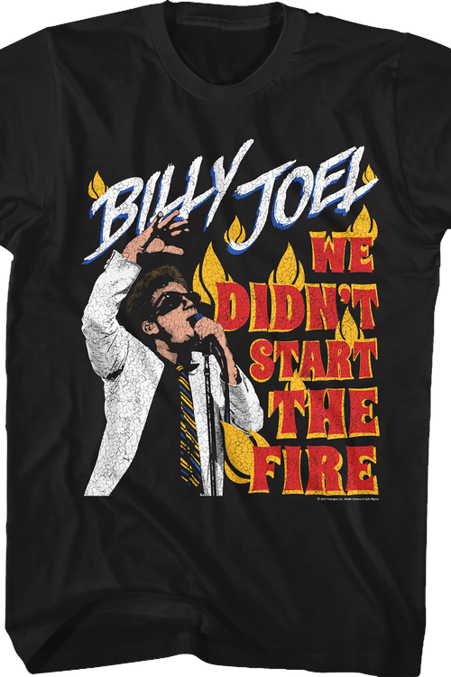 We Didn't Start The Fire Billy Joel T-Shirt