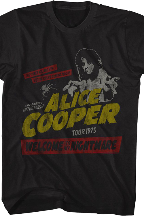 Welcome To My Nightmare Alice Cooper T-Shirt