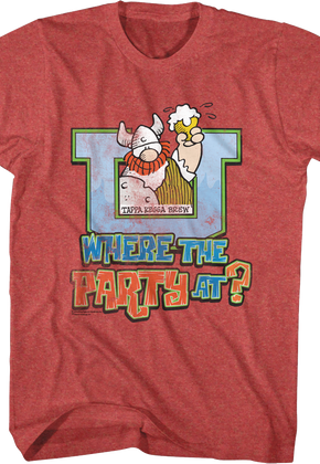 Where The Party At Hagar The Horrible T-Shirt