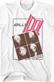 Whiplash Smile Tour Billy Idol T-Shirt