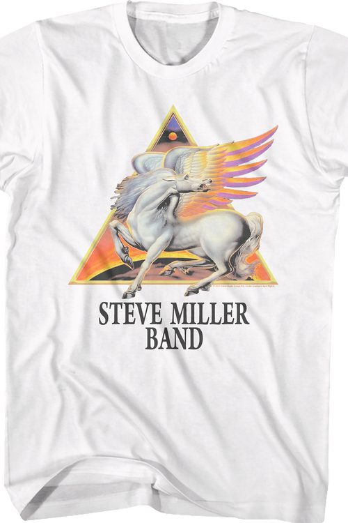 White Pegasus Steve Miller Band T-Shirt